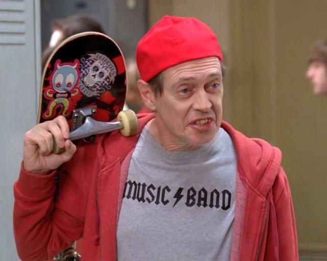 r/shittymoviedetails - In an episode of 30 Rock, Steve Buscemi's character dresses up as a high school kid and says: "How do you do, fellow kids?" This is a nod to the subreddit /r/fellowkids