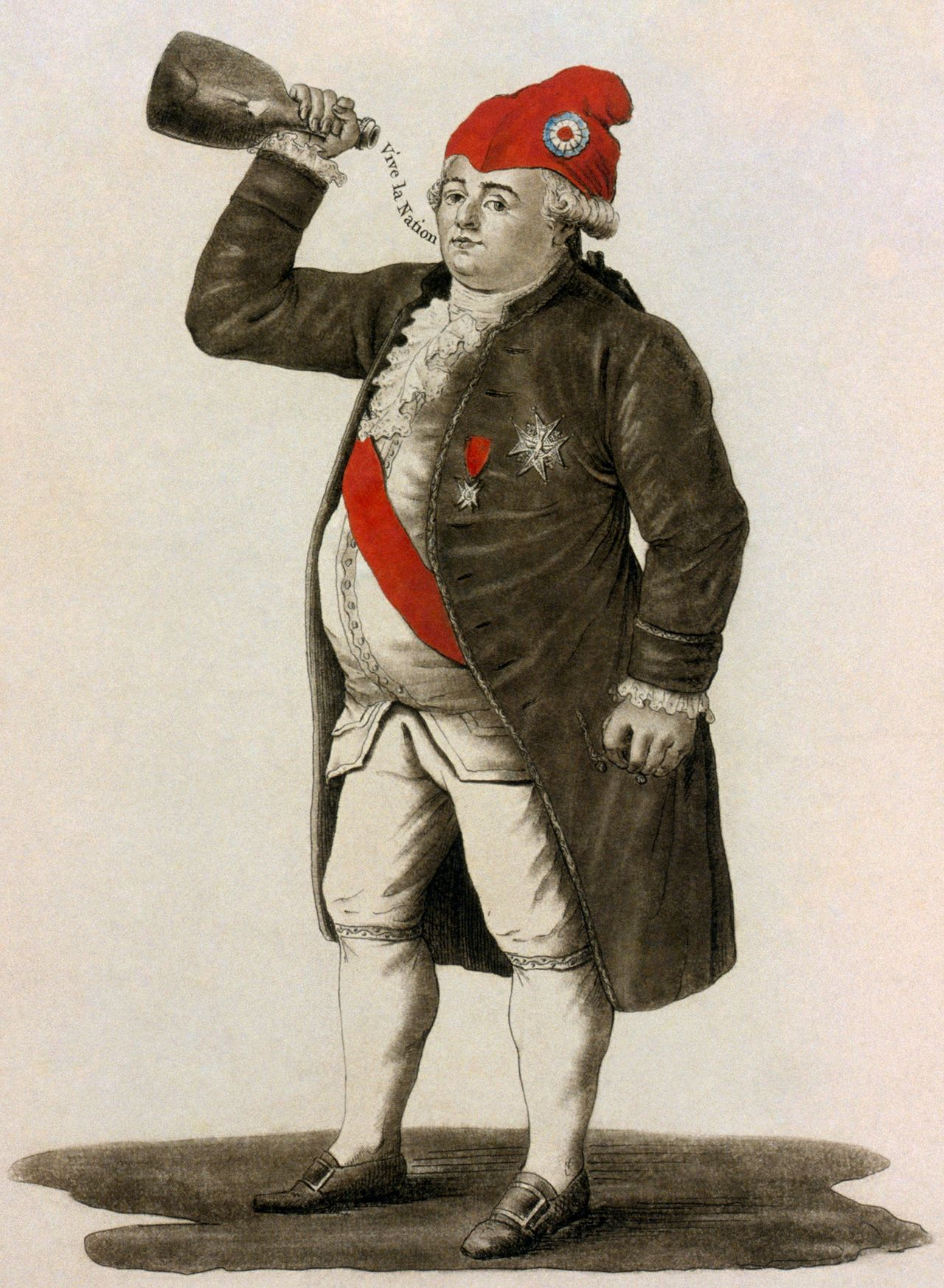 King Louis XVI wearing culottes.
